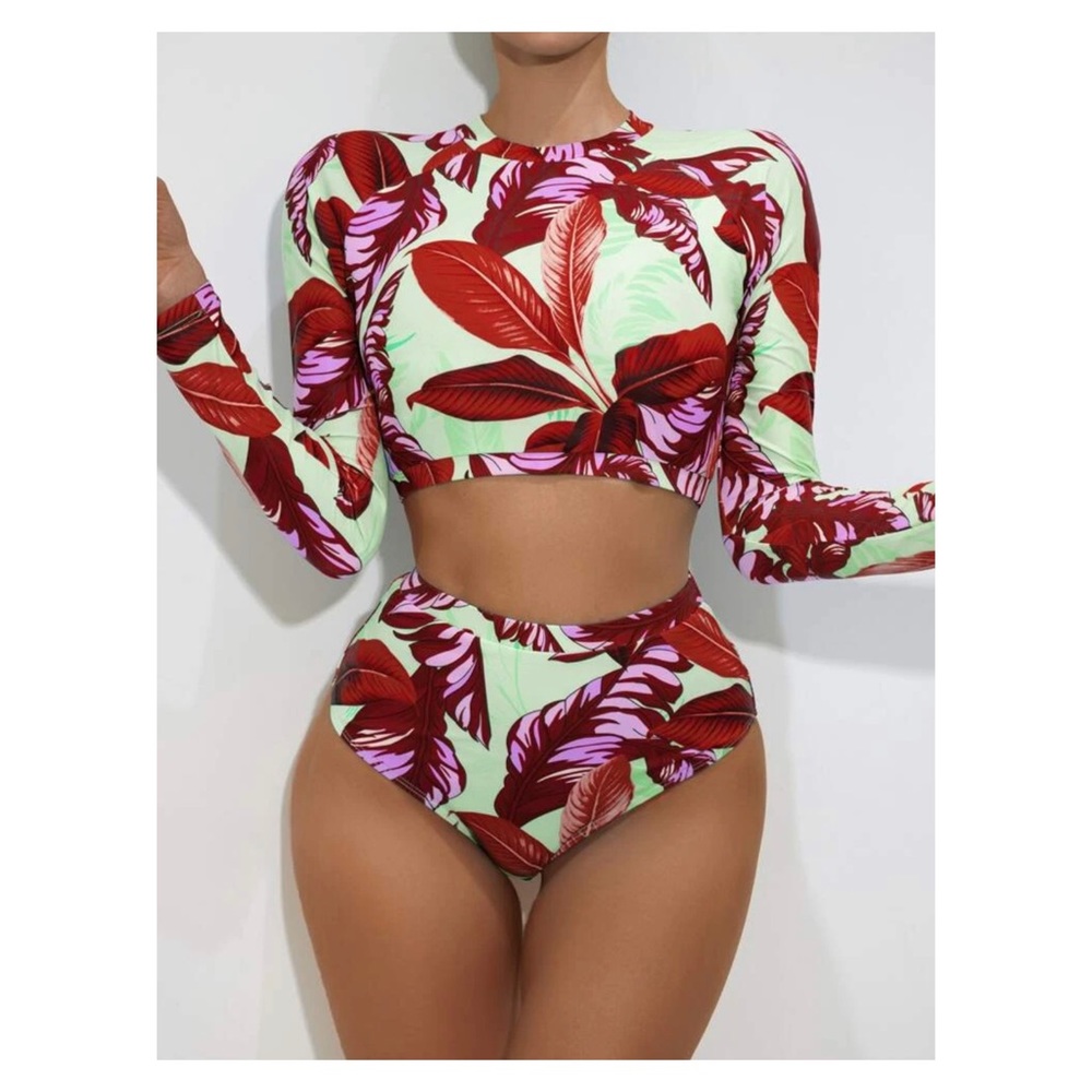 Long Sleeve Bikini NWOT